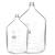 DURAN GL45生产专用玻璃瓶 透明 加厚设计 不带螺旋盖和倾倒环 10000ml