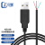 尽能 USB数据线电源线 2/4芯公母单头充电风扇led灯条供电线 USB公头4芯数据线 2米 JN-GGYX15