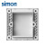 西蒙（SIMON） 开关插座面板插座空调网络单开双控一开五孔usbC60雅白色 空白面板