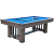 迪恪赛威 八尺台球桌家用斯诺克桌球台标准型商用多功能三合一台球乒乓餐桌