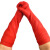 尔苗乳胶橡胶手套加长加厚耐磨做防水劳保胶皮红色1双装