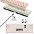黑峡谷（Hyeku） X1 Pro 三模机械键盘 凯华BOX轴体 支持热插拔 68键PBT透光键帽 牛奶绵绵冰 流沙金轴