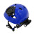 苑丘 水域救援救生战术导轨11孔登山漂流骑行带灯探险头盔蓝色战术带灯