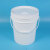 加厚塑料桶胶桶涂料桶油漆化工18L20L水桶25公斤带盖密封圆桶白色 20升大口桶白色/不配盖