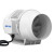 奥克斯排气扇管道风机强力排风扇厨房家用轴流换气扇卫生间抽风机 4寸(双速)接管100-125mm--送配件