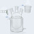 迈仪科技（MAIYI）三口夹套反应瓶双层反应器 玻璃夹套反应烧瓶500ml*19*19*19