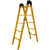 电工专用钢绝缘梯关节梯人字梯合梯伸缩梯厂家直销折叠梯直梯 关节梯1.5米（展开3米））