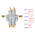 河谷容积式分配器定量油排HEGR注塑机分油器CNC车床加工中心油路 2位(稀油含接头)吐出量0.3ml