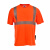 安大叔 JJ-E774  荧光橙圆领短袖反光T恤 3M安视透气反光材料 涤纶鸟眼透气面料 定做 M码 1件