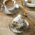 LZJV创意陶瓷咖啡杯套装二人简约欧式小家用茶杯情侣杯子一对结婚 简约2杯碟2金勺送杯架