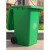 梅洛迪 户外垃圾桶240升容量挂车分类带盖商用小区室外大号环卫箱 绿色厨余垃圾 240L加厚挂车