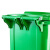蚁揽月 户外垃圾桶 大号塑料加厚240L挂车款绿色商用环卫垃圾桶带盖分类工业小区物业翻盖果皮箱