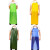 捷诺立（JNL）25356 防水防油PVC围裙加厚耐磨耐酸碱塑料工作服劳保围腰围裙军绿色-WQ