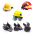 初构想（CHUGOUXIANG）定制适合安全帽消防手电筒夹头盔头灯支架安全帽侧灯卡扣夹子安全 打孔安装22-28mm