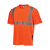 安大叔 JJ-E774  荧光橙圆领短袖反光T恤 3M安视透气反光材料 涤纶鸟眼透气面料 定做 M码 1件