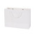 浩航森创 白色纸袋 商务手提袋包装袋 礼物袋节日送礼袋购物袋服装袋白卡纸袋 横款中号10个32*11.5*28cm