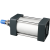 定制适用莱泽亚德客型SC标准气缸小型气动配件SCJ63/80*25 50 75 100 125 透明 SCJ63*25--25