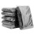 海斯迪克 HK-402 加厚黑色垃圾袋 酒店环卫办公垃圾袋 黑色塑料袋平口大垃圾袋新料 90*100cm(50只)