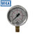 WIKA威卡EN837-1压力表213.53不锈钢耐震真空气体液体油压表 轴向带边安装