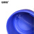 安赛瑞 立式广口法兰桶 150L化工塑料密封圆桶 废液化工业泔水桶 半截铁箍桶 16156
