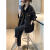 星贝莉40岁女人穿的气质女装外套2024年新款洋气优雅简约立领工装黑色风 黑色 XL