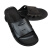 上柯 B3462 SPU底黑色防静电拖鞋 无尘洁净电子实验室工作鞋 小六孔36码 (230mm）