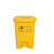 锐拓医疗废物桶加厚黄色脚踩废弃口罩回收垃圾桶带盖诊所医院用垃圾桶50L医疗脚踏款