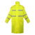 长款时尚荧光黄反光雨衣 成人连体雨衣 户外交通执勤反光雨衣雨披 多色可选  XL