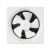 金羚排气扇12寸厨房卫生间强力排风扇墙壁换气扇APB30-6-1半塑
