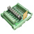 plc输出放大板 8路晶体模组块 io板直流控保护隔离器 12-24V 5V 20路