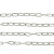 筑筠 304不锈钢防盗链锁 金属铁链链条 直径6mm长1米 单位：条