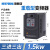 TAIDA VFDM变频器三相380v单相220v1.5/2.2/5.5水泵7.5kw千瓦 重载型三相1.5kw【三进三出】