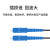 数康(Shukang)单模1芯室外3钢丝皮线光缆SC-SC接头3米黑色KF-WSC-S3