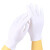 安英卡尔 B2035 白手套礼仪棉布纱线作业接待工作手套文玩盘珠 加厚透气12双装