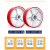 适用于3寸4寸5寸6寸8寸10寸12寸铁芯聚氨酯PU单轮子超重型脚轮载 军绿色