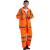 大杨RF715牛津布双层反光雨衣雨裤套装 橘色181-185 防汛救援分体透气安全警示服 定制