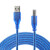 USB2.0打印机数据线高速方口连接转接线 A公对B公 带屏蔽磁环 1.8米(无磁环)