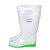 白色雨靴男女中高筒雨鞋厨房食堂防滑套鞋耐磨耐油耐酸碱水鞋 白色绿底高筒 37