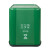 益美得 FH1247 分类垃圾桶带提手压圈小号办公室酒店客房桶 15L绿色(厨余垃圾)