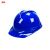 豫选工品 安全器具 安全帽 透气型国标ABS防砸透气头 盔 建筑电力工程工地施工 V字透气旋钮款(蓝色)