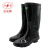 双安 耐酸碱鞋 BX005（S）半筒26cm 39码 橡胶雨靴 防化学品防腐蚀 耐磨防滑