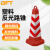 贝傅特 塑料路锥 道路隔离反光方形路障安全锥交通设施障碍桩 【无印字款】红白