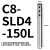 精密侧固式小径直柄杆延长杆加长杆深腔加工抗震刀杆SLD侧固 C8-SLD4-150L
