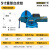 沪鼎台虎钳台式夹具台钳固定器虎钳工教学虎钳台工业级重型砧台 沪鼎旗舰款 8寸重型方钢 37公斤