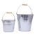 共泰 铁皮水桶 加厚手提桶拎水桶 垃圾铁桶拖地桶酒店餐厅提水桶 10L