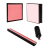 自动化机器视觉CCD照明检测工业相机多角度自动缺陷检测高密度LED红外光源 ZX-C40K-IR850  红色 LOMOSEN
