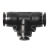 T型三通变径气动快插快速气管接头全PEG16-12/12-10/10-8/8-6 三通变径PEG16MM变12MM