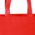 蓓尔蓝BQ46 无纺布袋广告袋包装袋购物袋 宝蓝色横款45*35*12cm（10个）