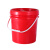 黑色塑料桶圆形密封pp小水桶大号避光诱蜂塑胶桶带盖5/10/20升25L 10L加厚 黑色