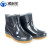 沸耐笙 FNS-04836 中性低筒雨鞋 耐酸碱油PVC低帮水鞋 519黑色单鞋 41 双